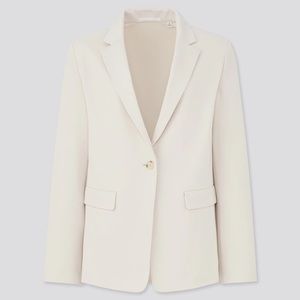 Uniqlo UV protection white blazer